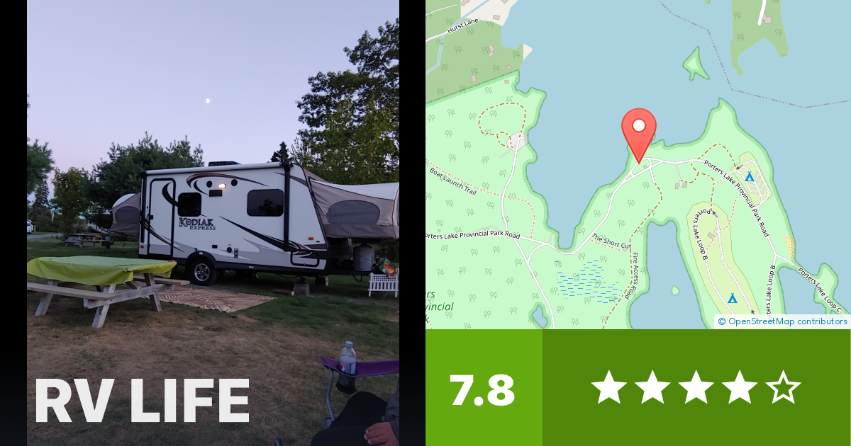 Porters Lake Provincial Park Musquodoboit Harbour, Nova Scotia RV