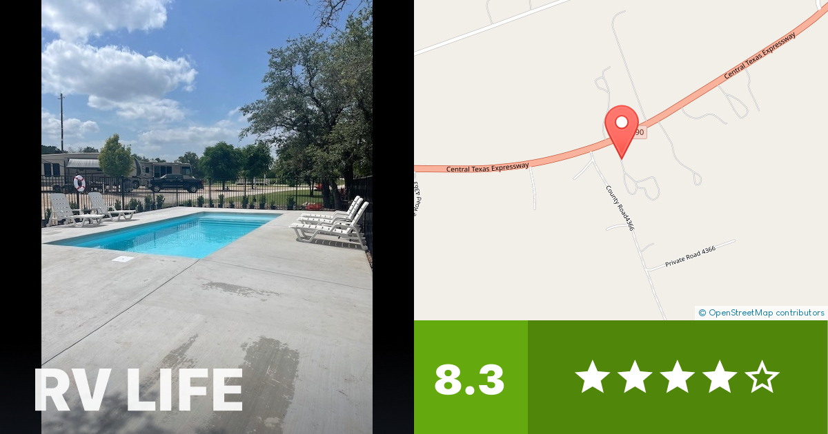 Our Friends Campground Lampasas, Texas RV LIFE Campground Reviews