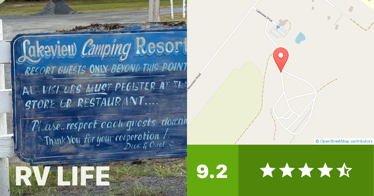 Lakeview Camping Resort St. Agatha, Maine RV LIFE Campground Reviews