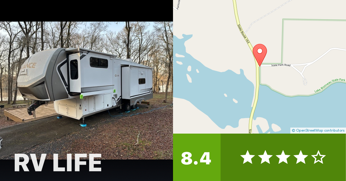 Lake Bistineau State Park Doyline, Louisiana RV LIFE Campground Reviews