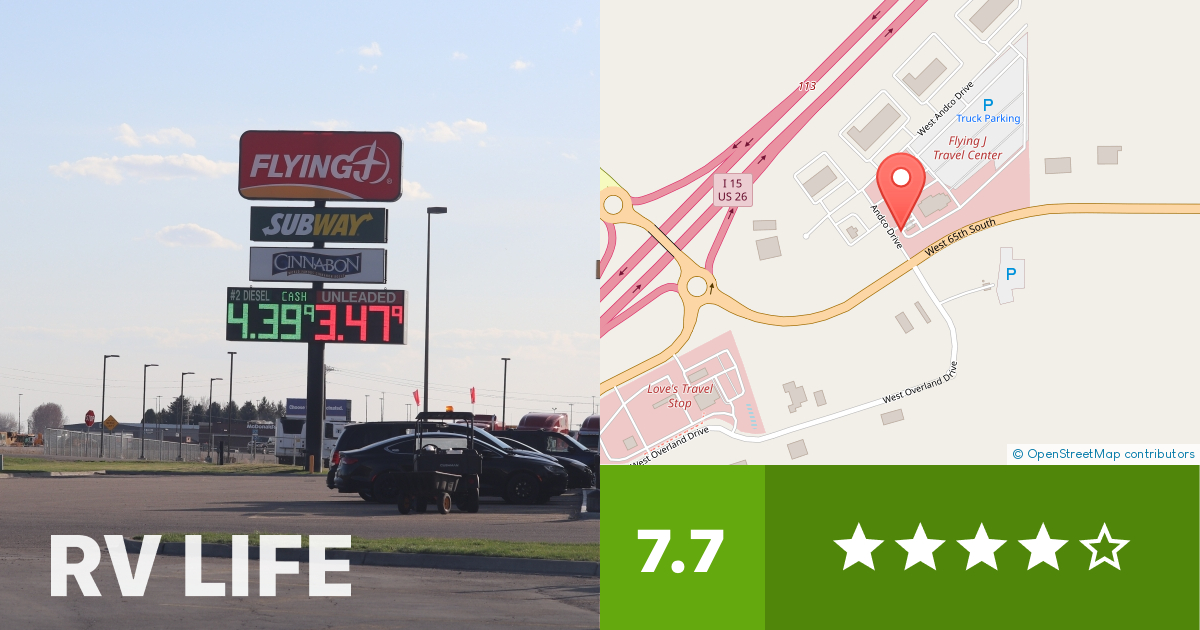 Flying J Truck Stop Idaho Falls, Idaho RV LIFE Campground Reviews