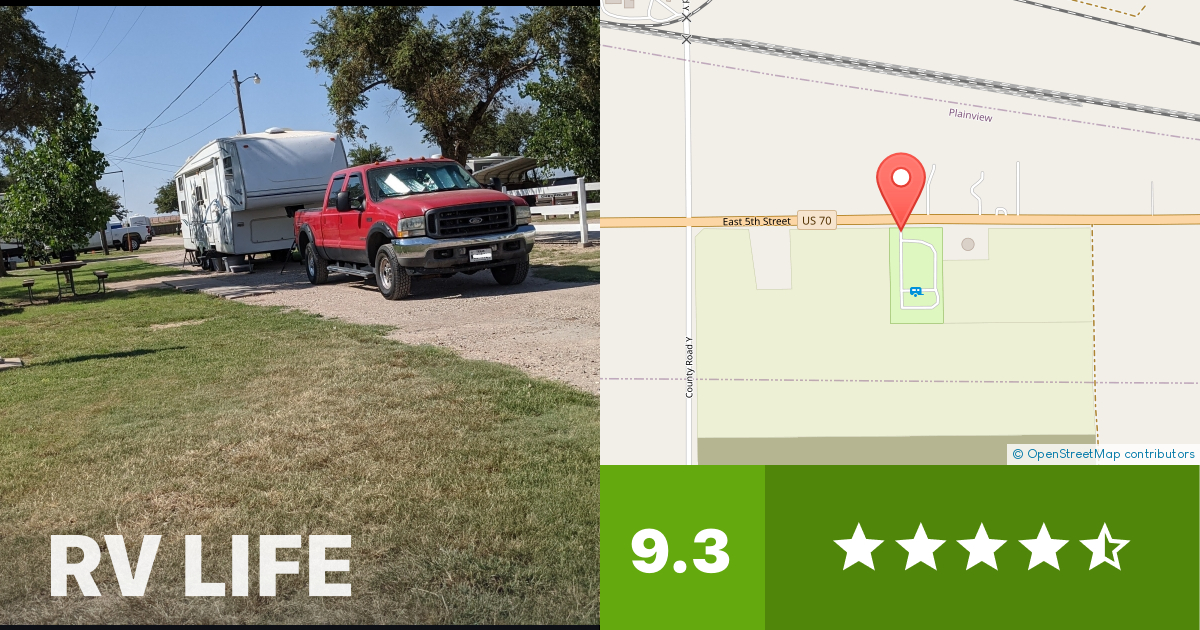 Shady Lane RV Park Plainview, Texas RV LIFE Campground Reviews