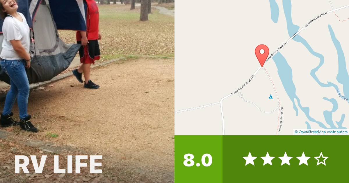 Stubblefield Lake Recreation Area New Waverly, Texas RV LIFE