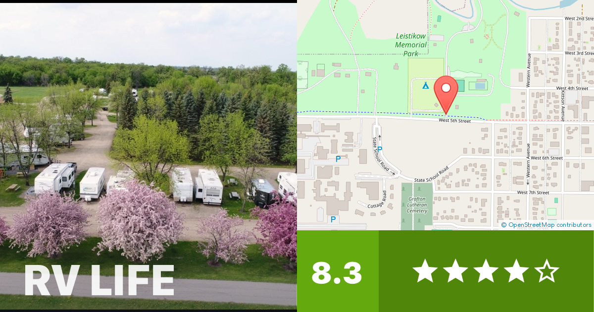 Leistikow Park Grafton, North Dakota RV LIFE Campground Reviews