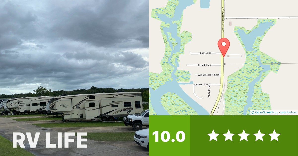 Choupique RV Park Sulphur, Louisiana RV LIFE Campground Reviews