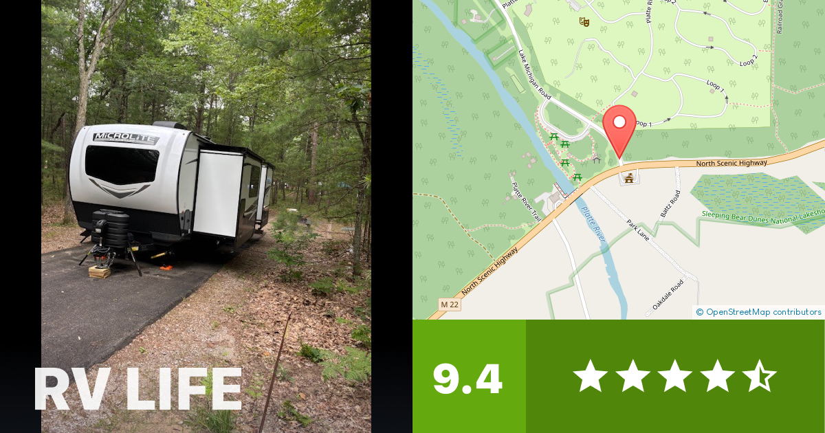 Platte River Campground Honor, Michigan RV LIFE Campground Reviews