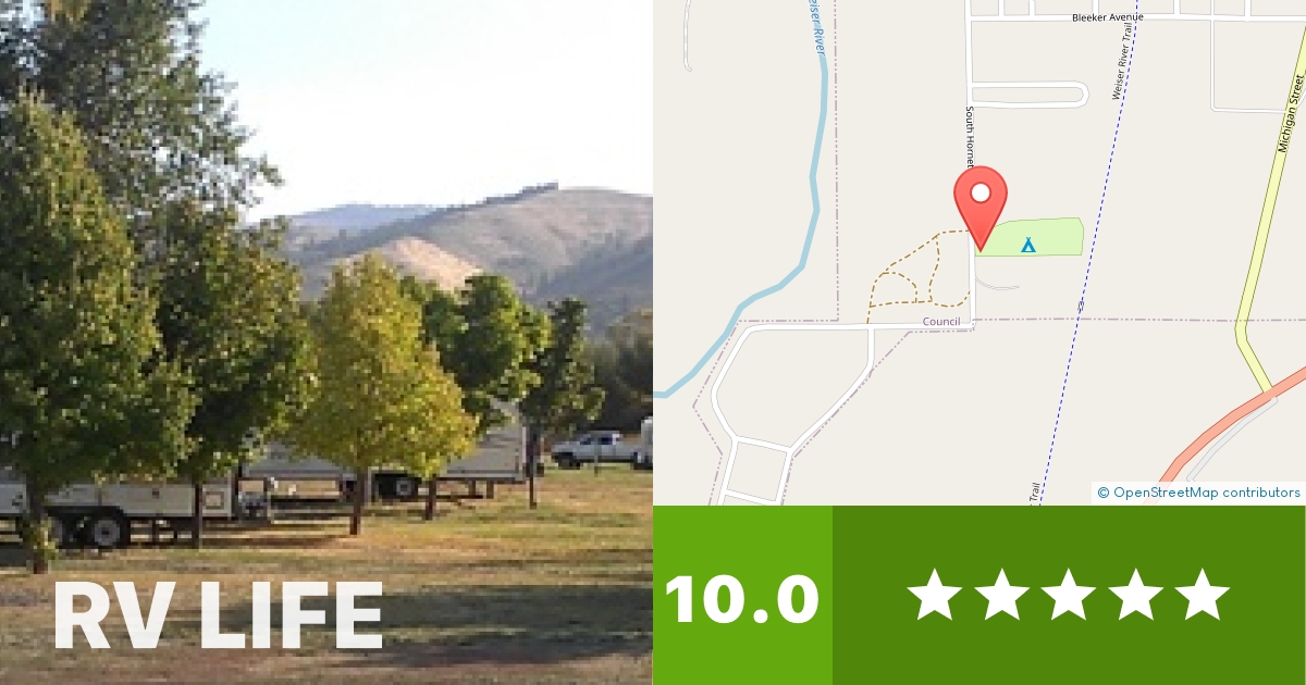 Weiser River Trail Trailer Park Council, Idaho RV LIFE Campground