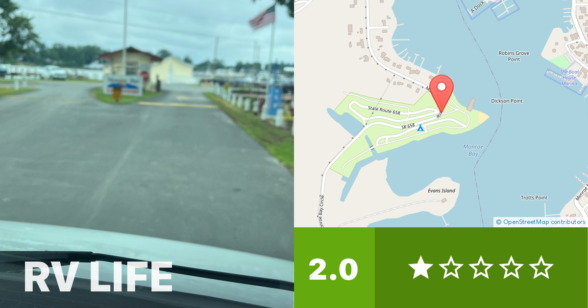 Monroe Bay Campground Colonial Beach, Virginia RV LIFE Campground