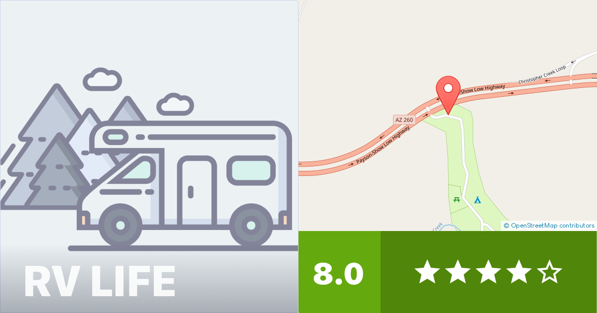 Tonto Nat'l. Forest / Christopher Creek Campground, Payson, Arizona