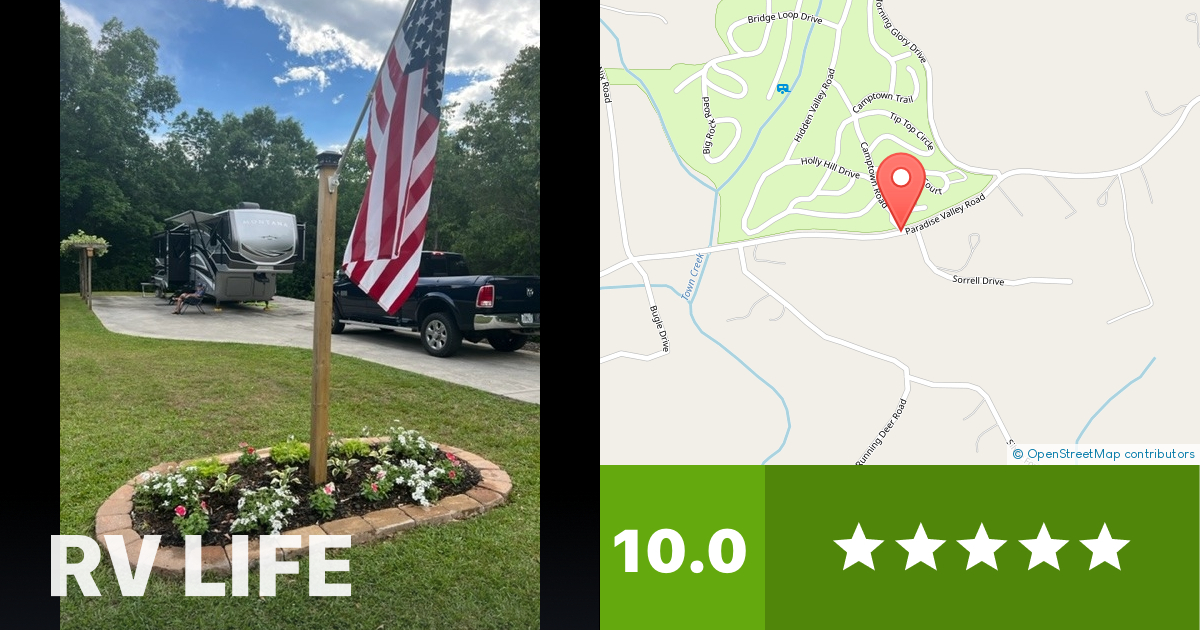 Paradise Valley Campground Cleveland, RV LIFE Campground