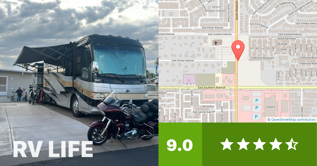 The Resort RV Park Mesa, Arizona RV LIFE Campground Reviews