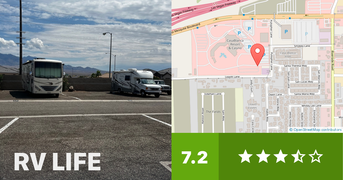 CasaBlanca Resort RV Park Mesquite, Nevada RV LIFE Campground Reviews