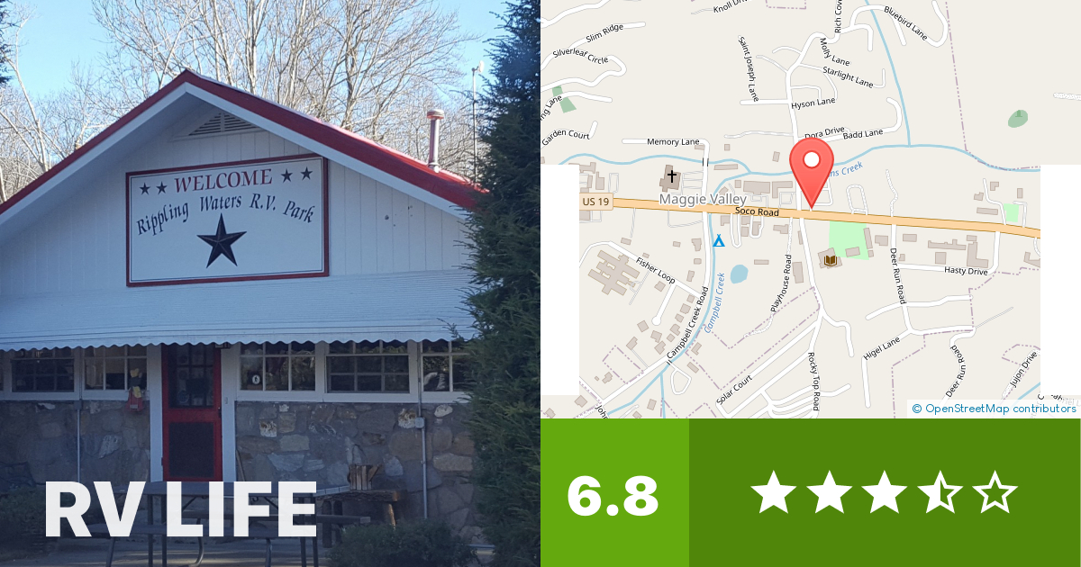 Rippling Waters Creekside RV Park Maggie Valley, North Carolina RV