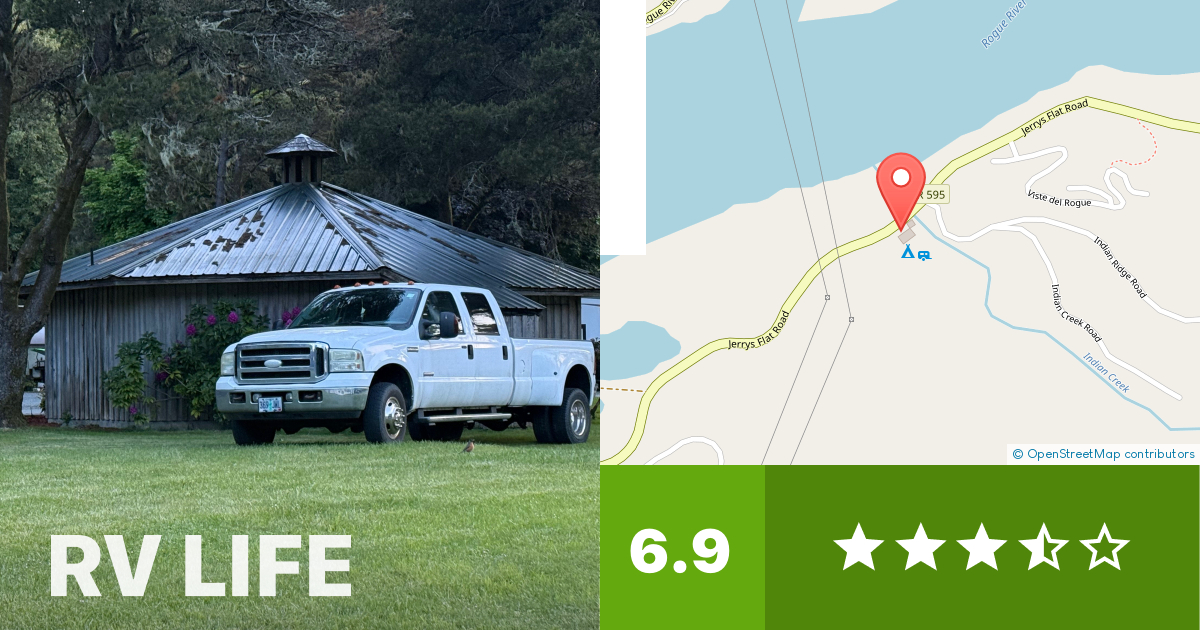Indian Creek Recreation Park Gold Beach, Oregon RV LIFE Campground