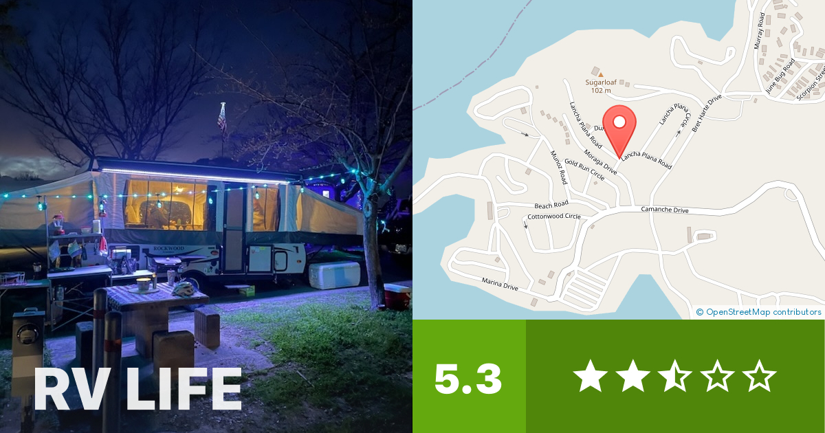 Lake Camanche Resort Miners Camp RV Park Burson, California RV