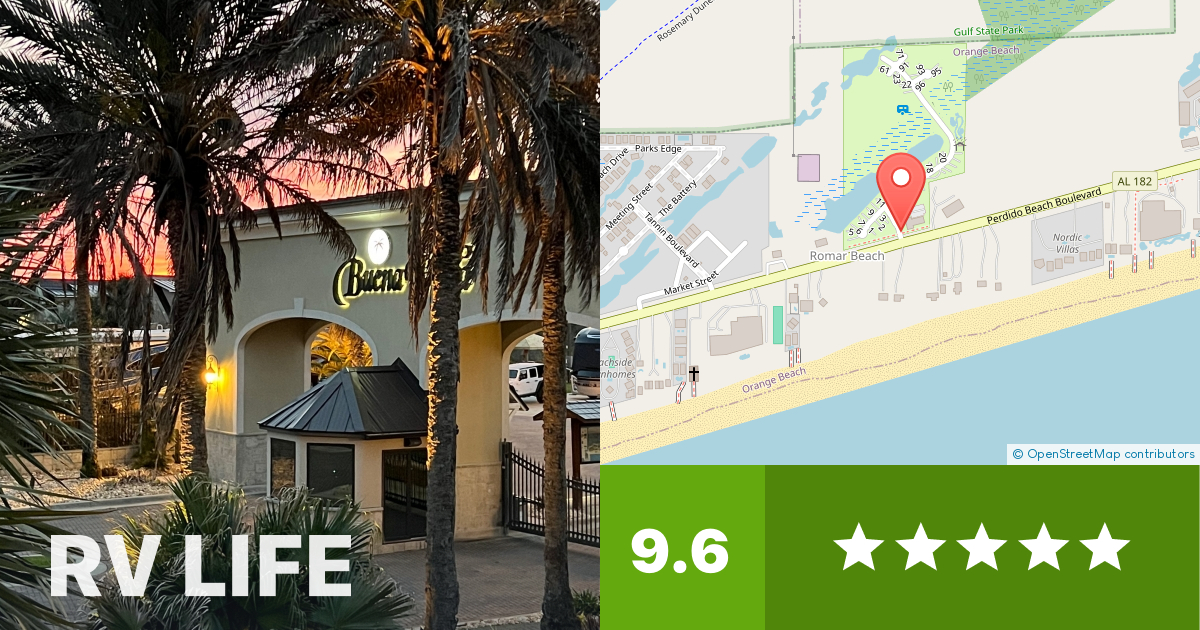 Buena Vista Motor Coach Resort Orange Beach, Alabama RV LIFE