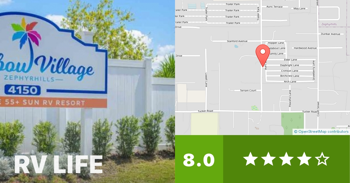 Rainbow Village Zephyrhills, Florida RV LIFE Campground Reviews