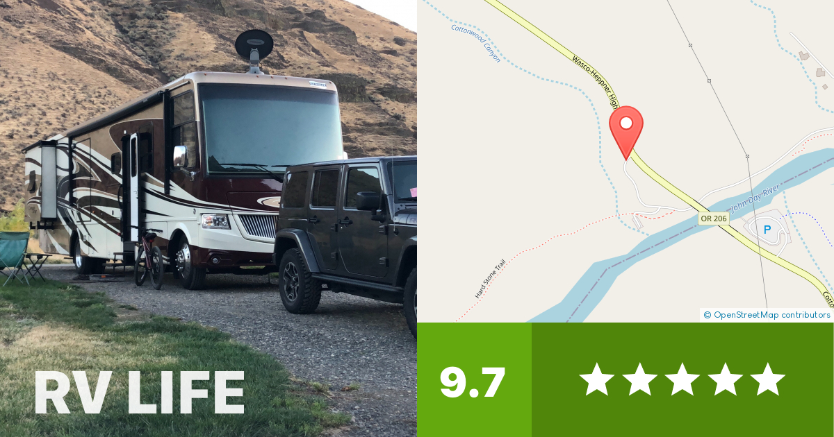 Cottonwood Canyon State Park Wasco, Oregon RV LIFE Campground Reviews