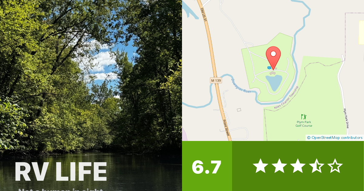 Riverfront Park Campground Niles, Michigan RV LIFE Campground Reviews