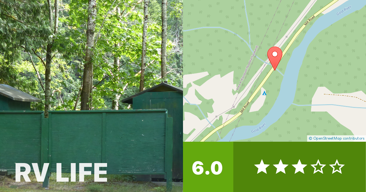 Gold River Municipal Campground Gold River, British Columbia RV