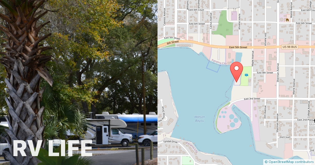Heritage Oaks RV Park at Watson Bayou Marina Panama City, Florida