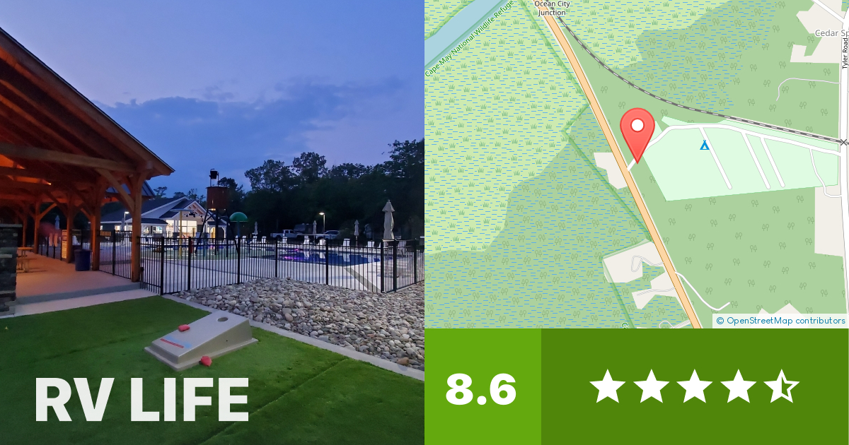 Ocean City Campground and Beach Cabins Seaville, New Jersey RV LIFE