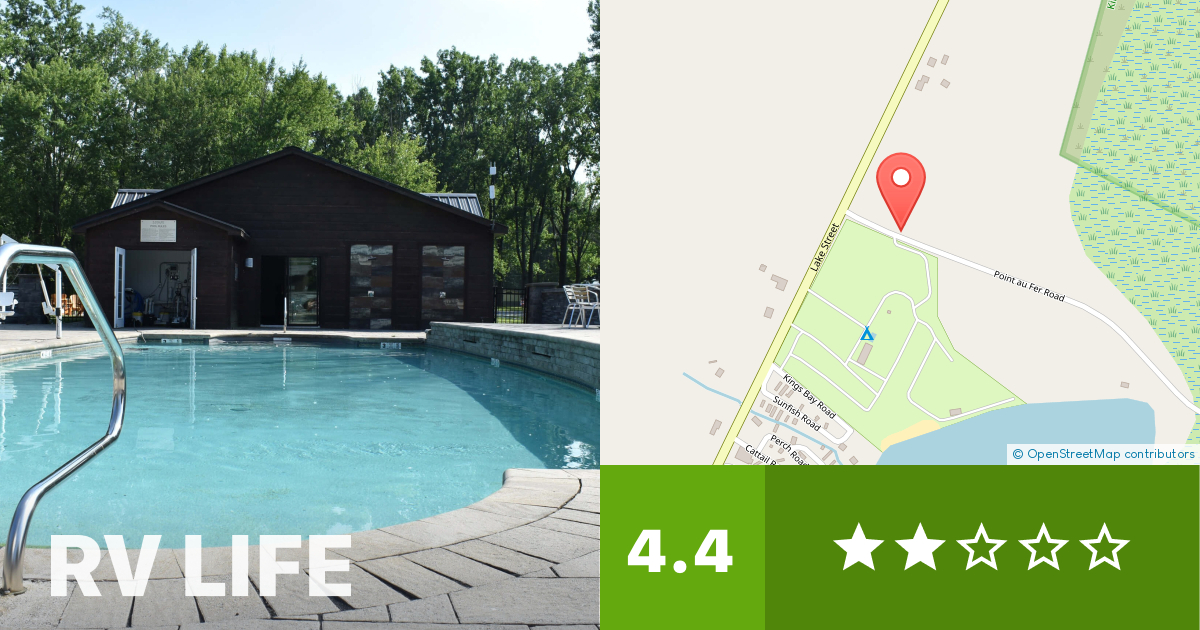 Kings Bay Resort Champlain, New York RV LIFE Campground Reviews