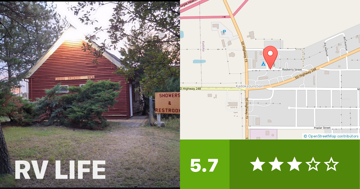 Kadoka Kampground Kadoka, South Dakota RV LIFE Campground Reviews