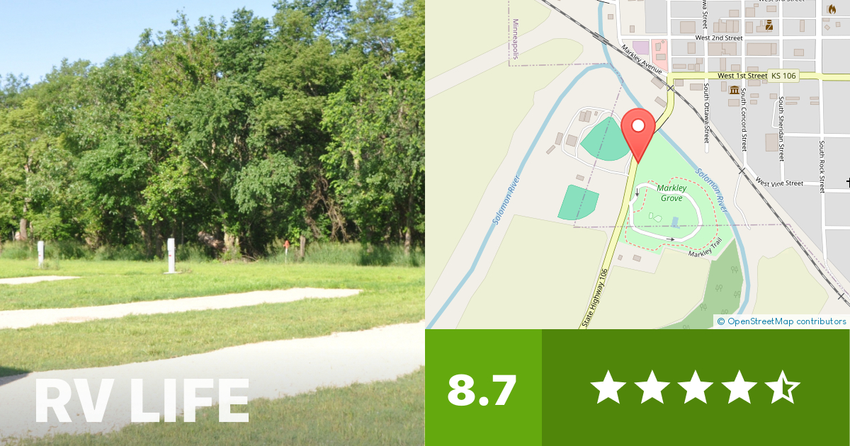 Markley Grove Park Minneapolis, Kansas RV LIFE Campground Reviews