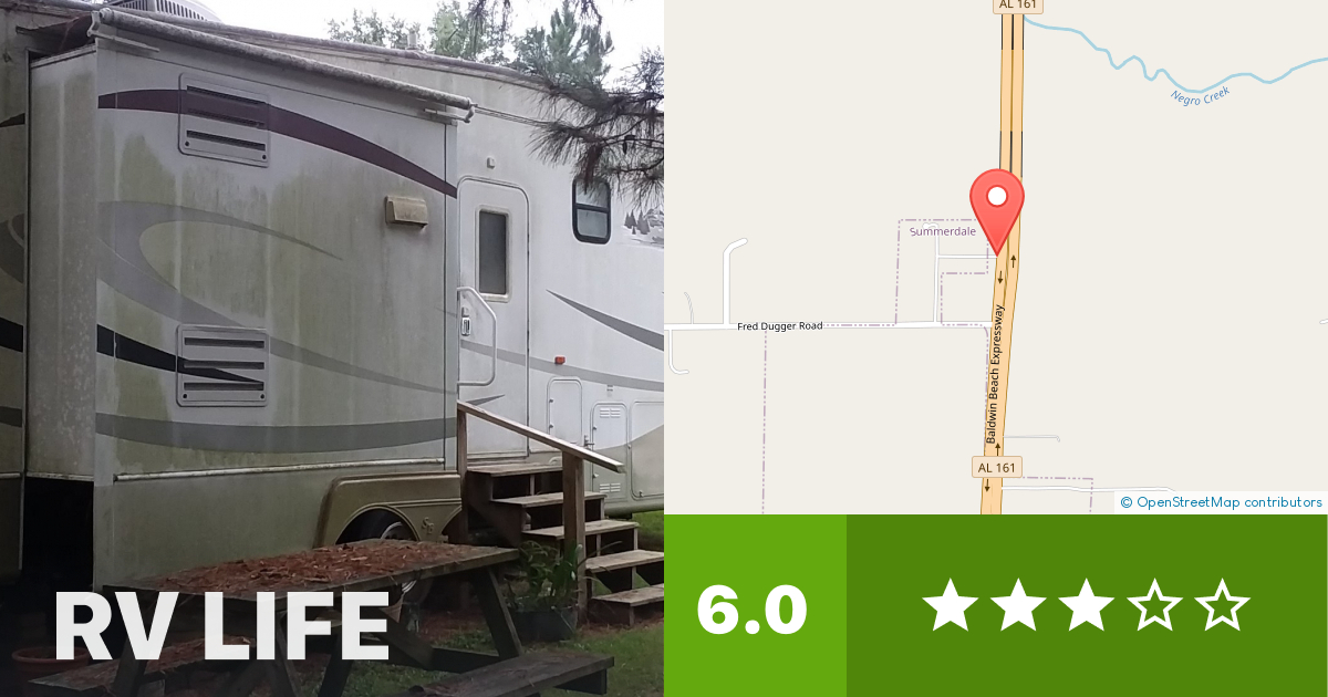 Fox Creek RV Resort Summerdale, Alabama RV LIFE Campground Reviews