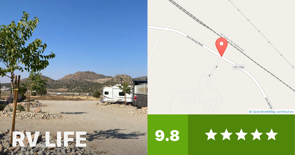 Iron Springs Resort RV Park Cedar City, Utah RV LIFE Campground Reviews