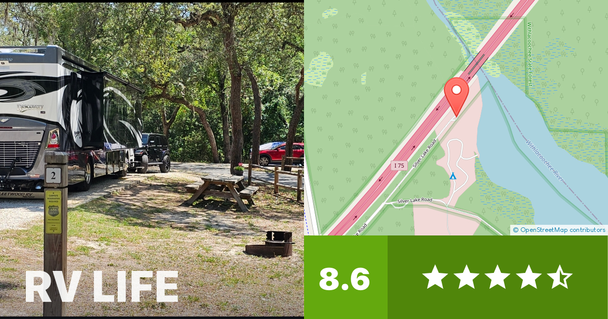 Silver Lake Withlacoochee State Forest Brooksville, Florida RV
