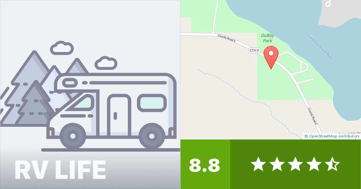 Lake DuBay Park Campground Junction City, Wisconsin RV LIFE