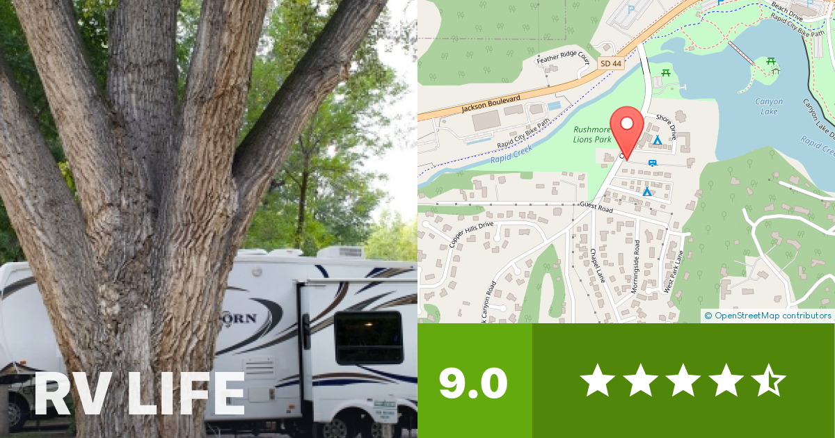 Lake Park Campground Rapid City, South Dakota RV LIFE Campground