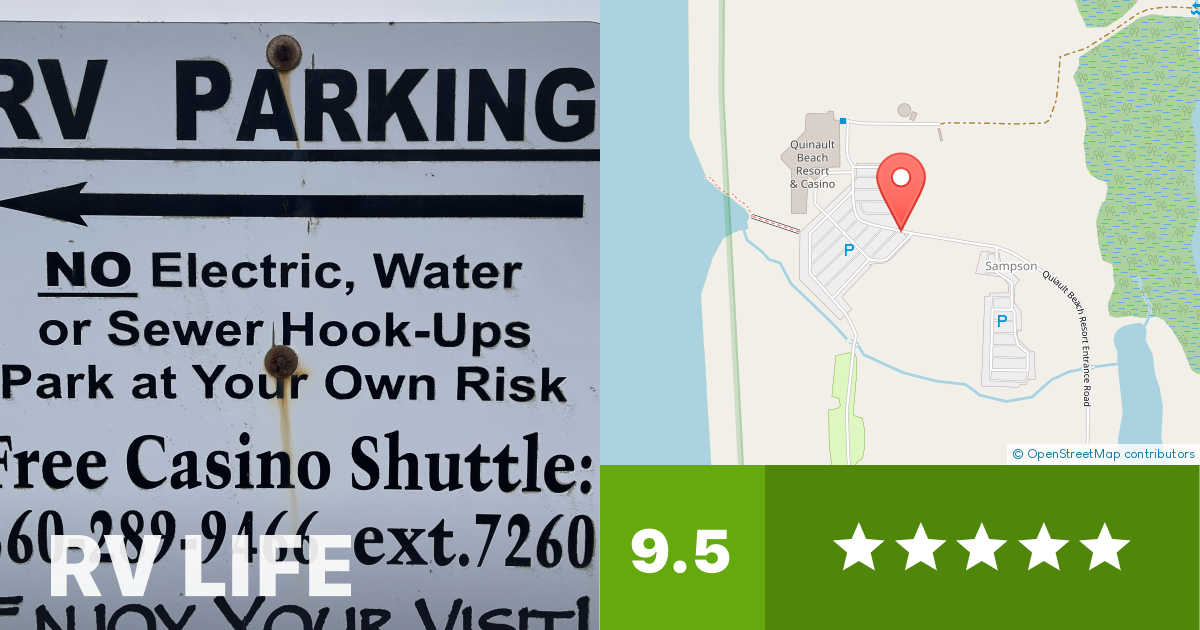 Quinault Beach Resort & Casino Ocean Shores, Washington RV LIFE Campground Reviews