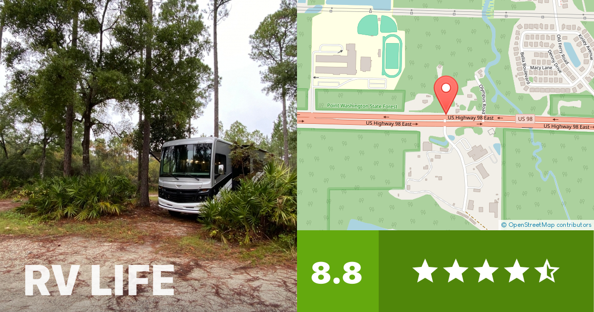 Peach Creek RV Park Santa Rosa Beach, Florida RV LIFE Campground