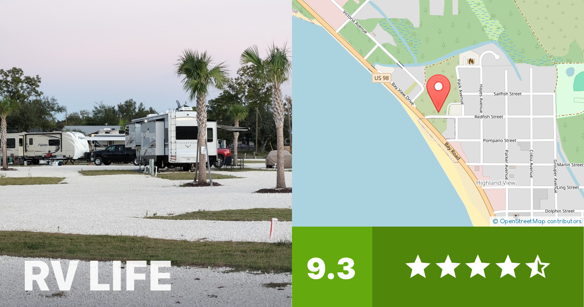 Port St Joe RV Resort Port Saint Joe, Florida RV LIFE Campground