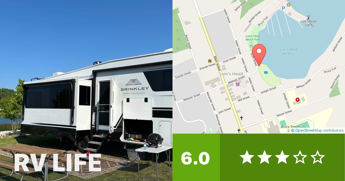 Lions Head Beach Park Lion's Head, Ontario RV LIFE Campground Reviews