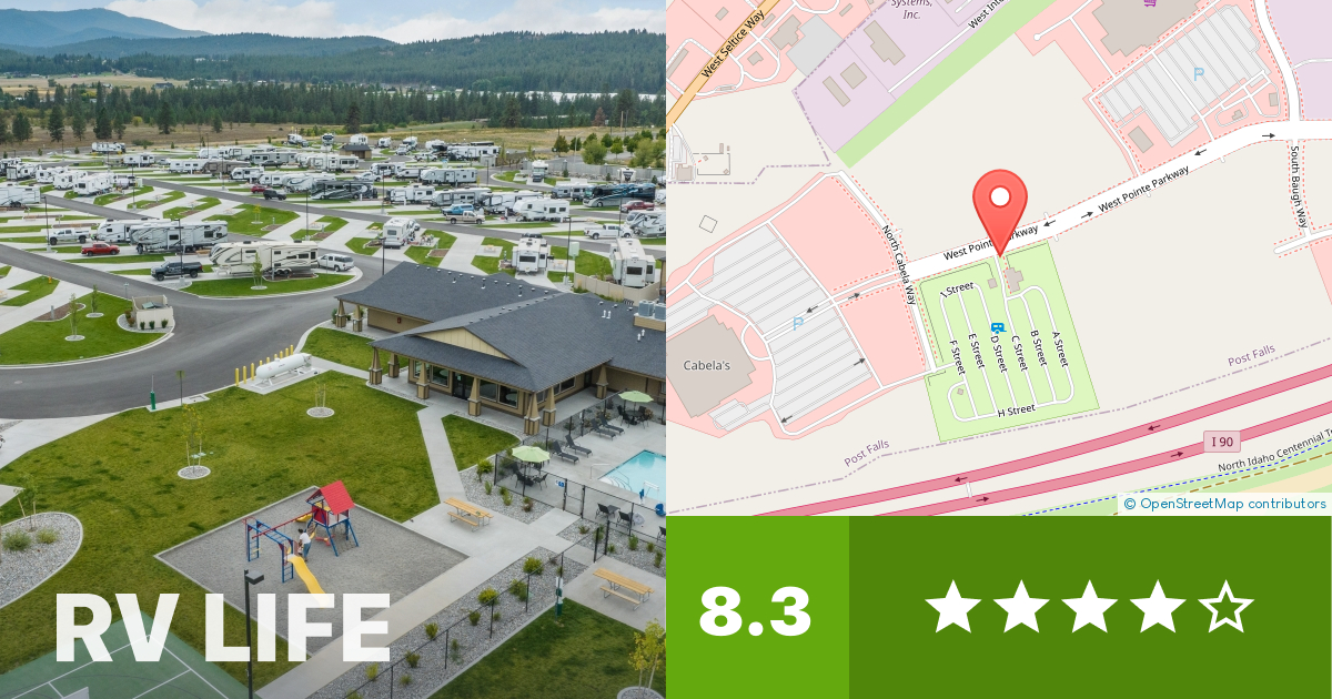 Post Falls RV Campground Post Falls, Idaho RV LIFE Campground Reviews