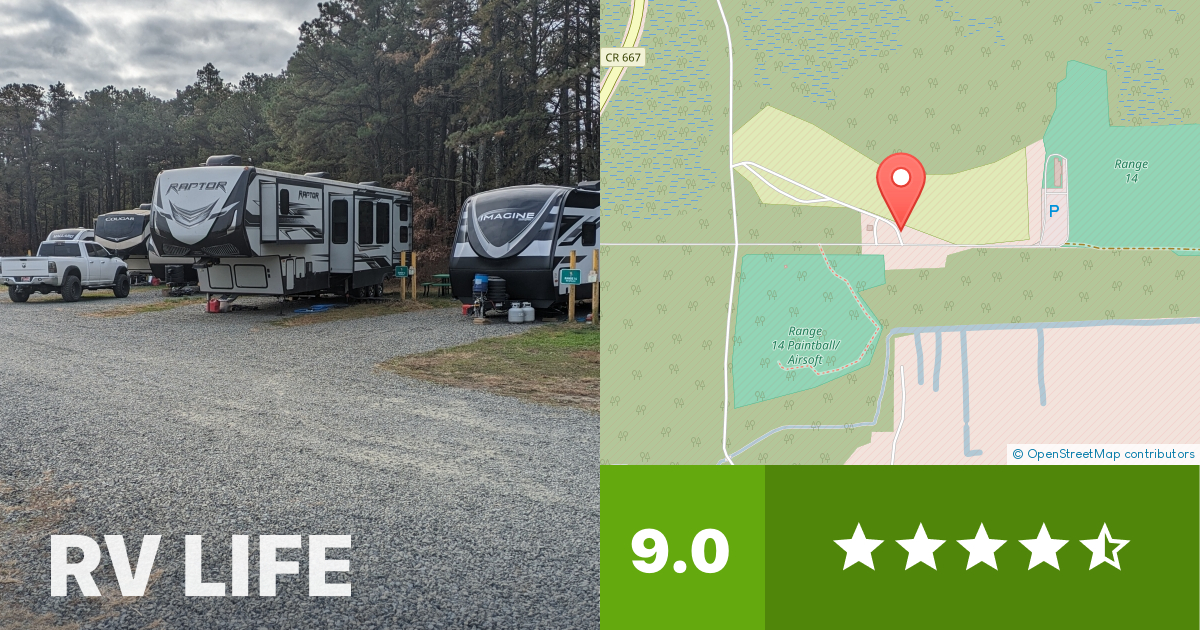 Ｒ Range 14 RV Park - Joint Base McGuire-Dix-Lakehurst, New