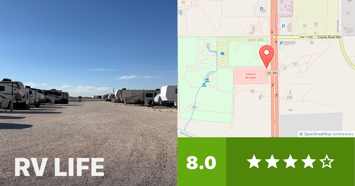 Lantern RV Park - Seminole, Texas - RV LIFE Campground Reviews