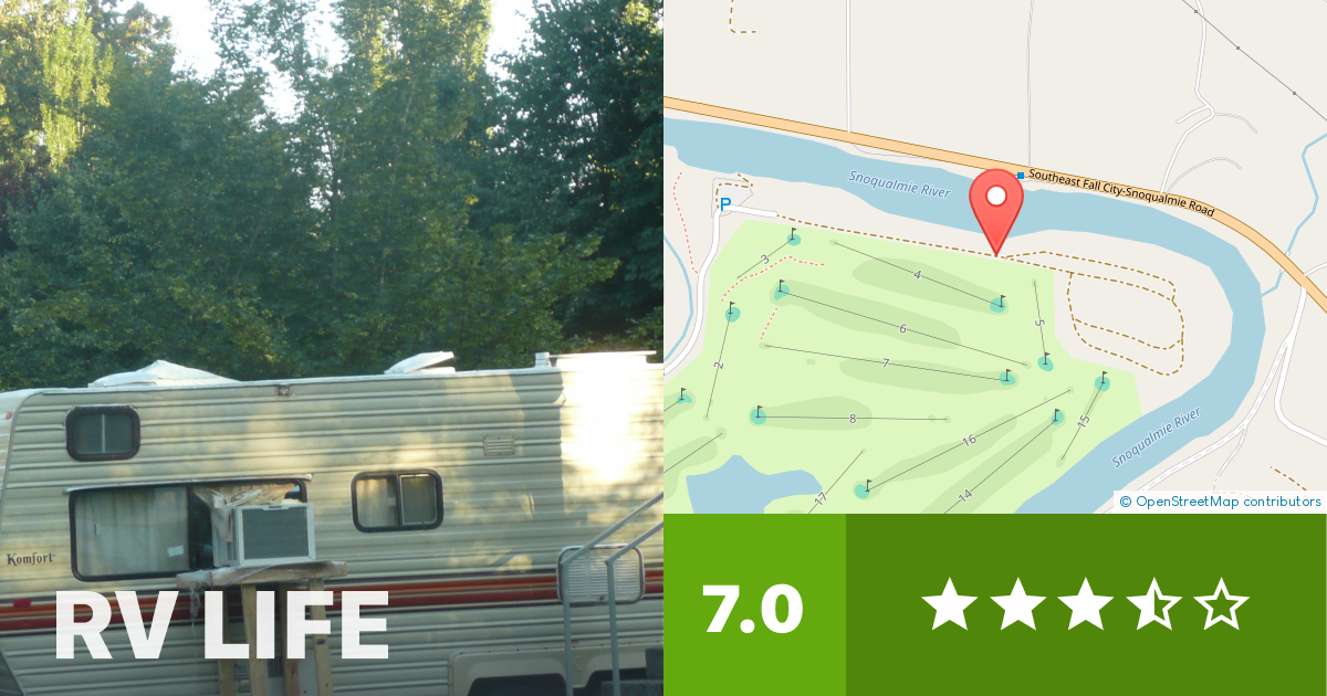 Snoqualmie River RV Park and Campground Fall City, Washington RV