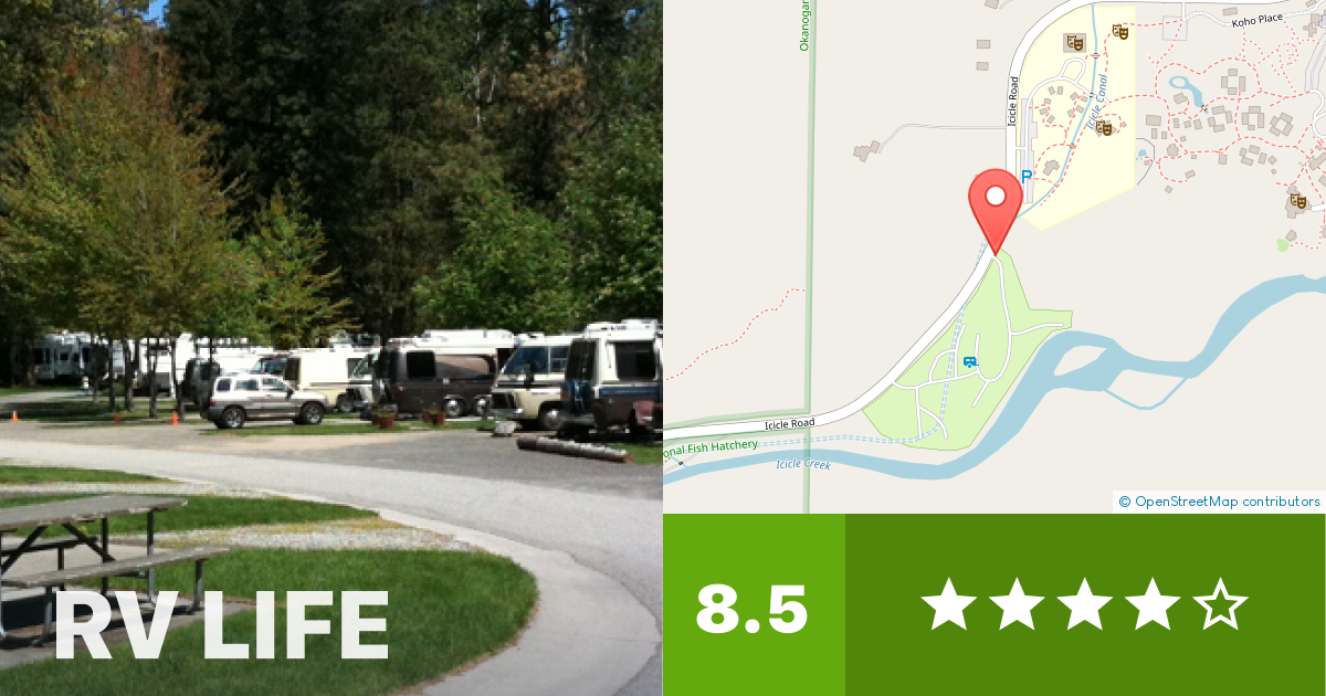 Icicle River RV Resort Leavenworth, Washington RV LIFE Campground