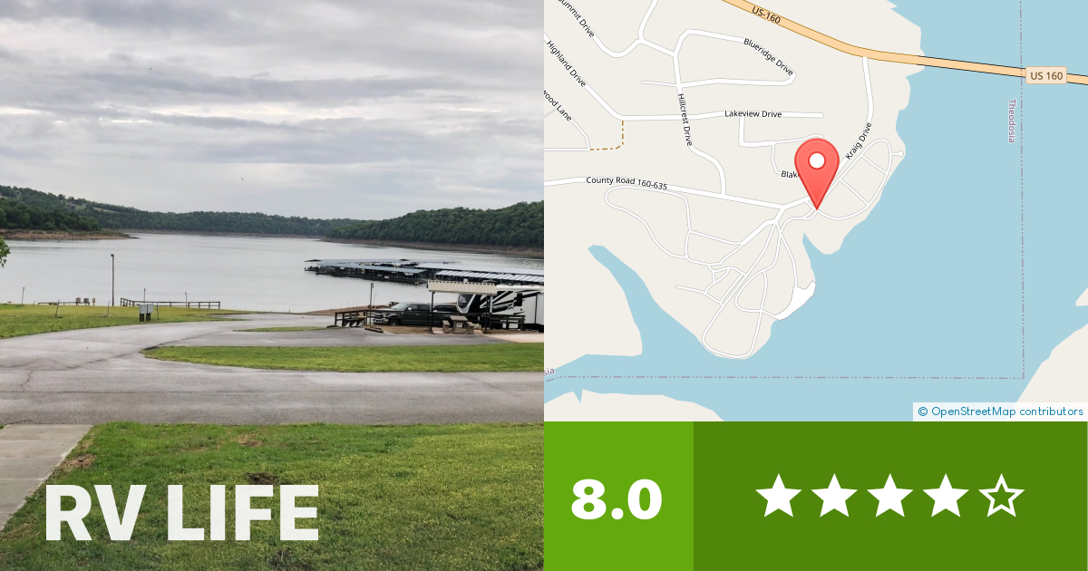 Theodosia Park Theodosia, Missouri RV LIFE Campground Reviews