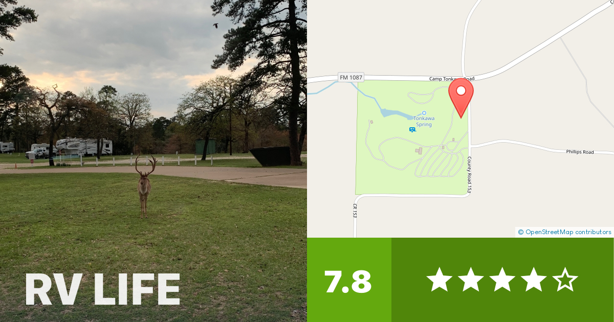 Camp Tonkawa Springs RV Park Garrison, Texas RV LIFE Campground Reviews