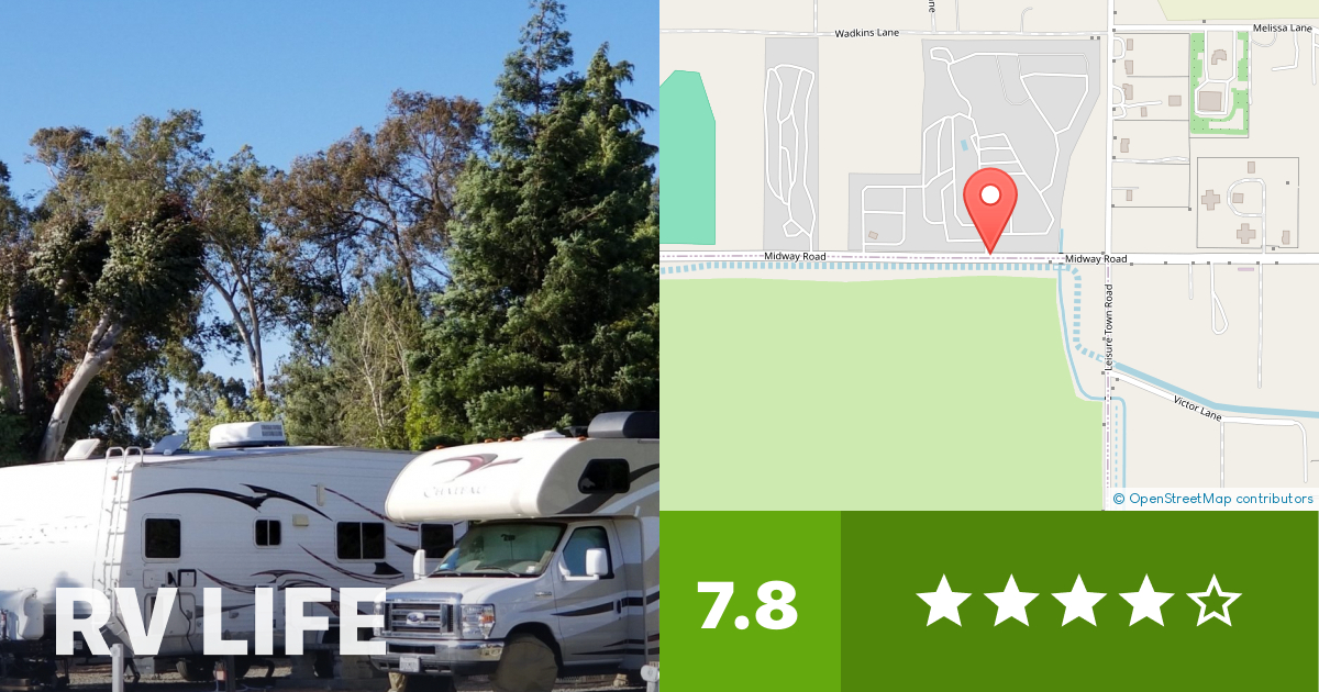 Vineyard RV Park Vacaville, California RV LIFE Campground Reviews