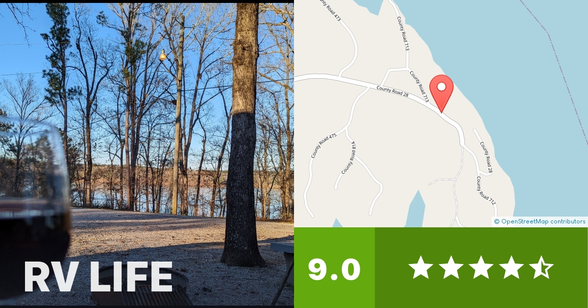 Lake Mitchell / Higgins Ferry Park Clanton, Alabama RV LIFE