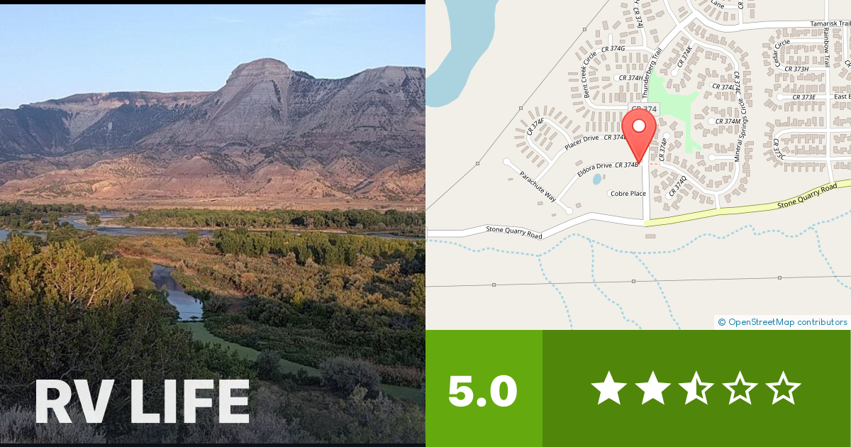 Saddleback RV Park at Battlement Mesa Parachute, Colorado RV LIFE