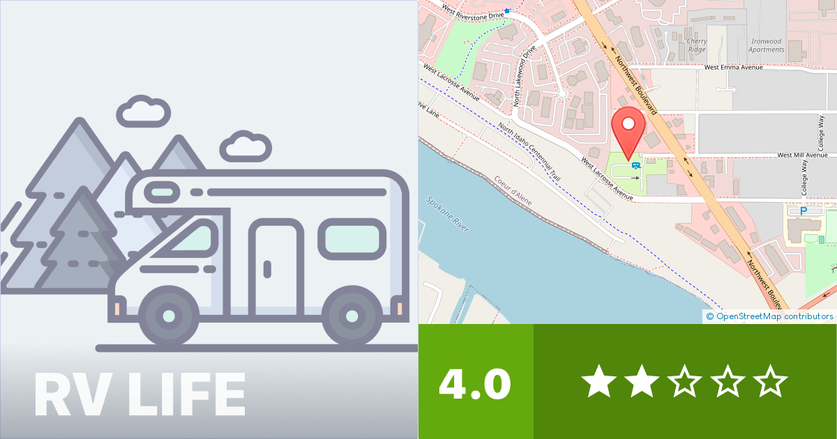 River Walk RV Park Coeur d'Alene, Idaho RV LIFE Campground Reviews