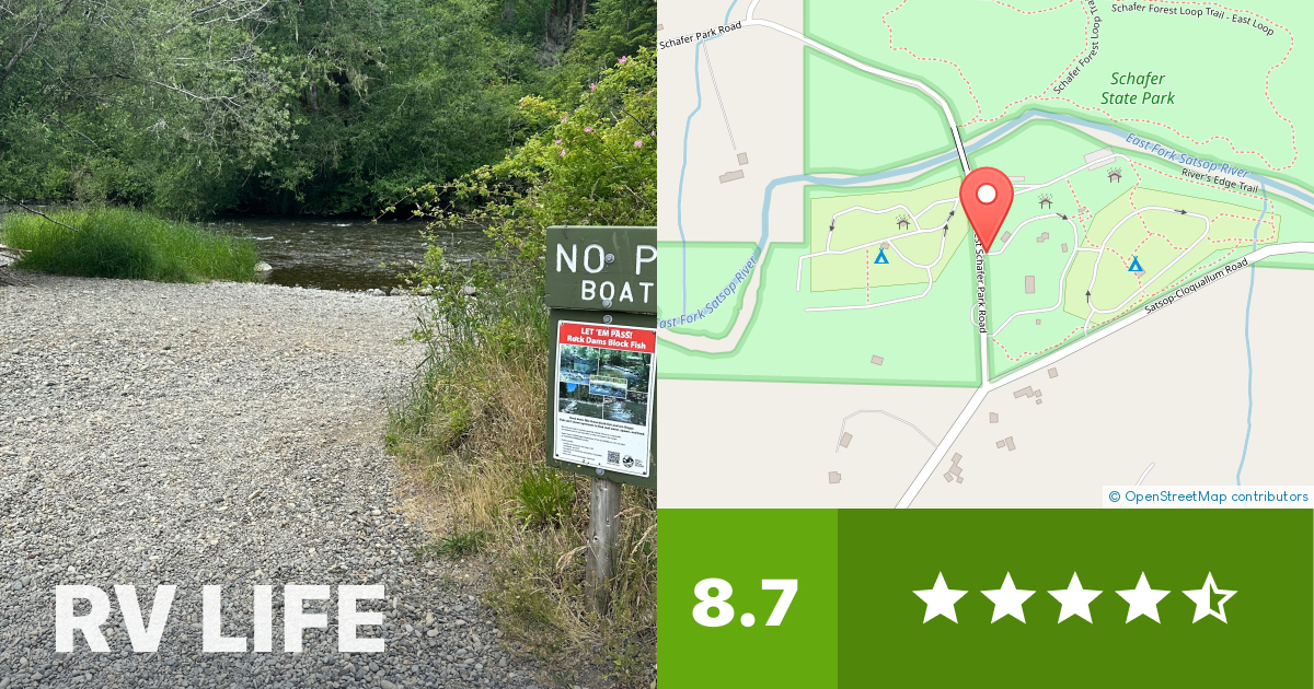 Schafer State Park Elma, Washington RV LIFE Campground Reviews
